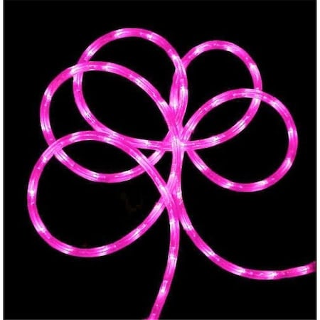 18 Ft. Pink LED Indoor - Outdoor Christmas Rope Lights